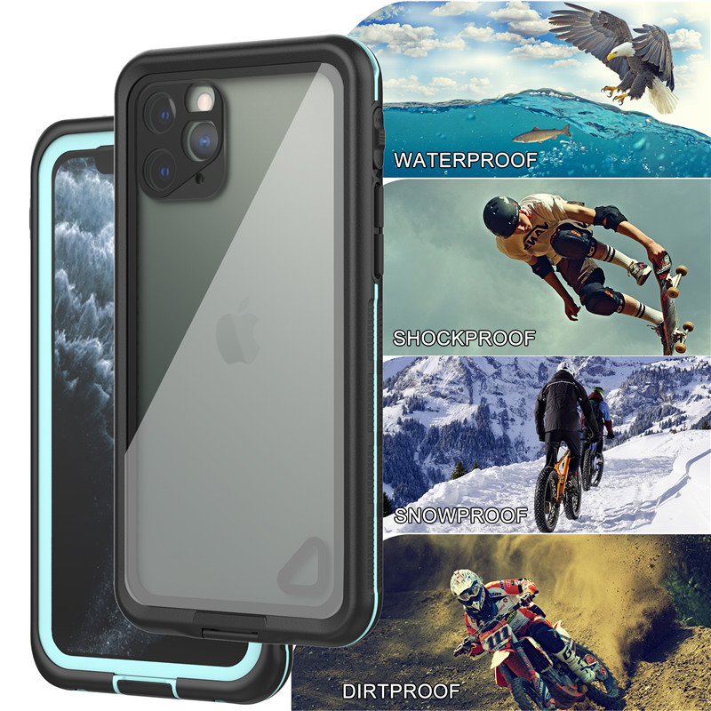 خلية ماء أفضل قضية فون 11 الموالية ماء lifeproof ماء فون 11 الموالية (الأزرق) مع الغطاء الخلفي شفاف