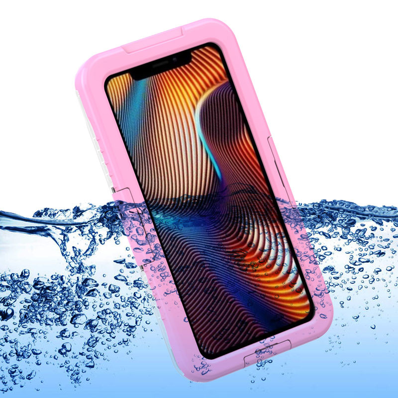 رخيصة الهاتف المحمول حالة XR الحياة العوامة شراء الهاتف المحمول تحت الماء حالة فون للماء الهاتف المحمول حالة المحفظة الوردي